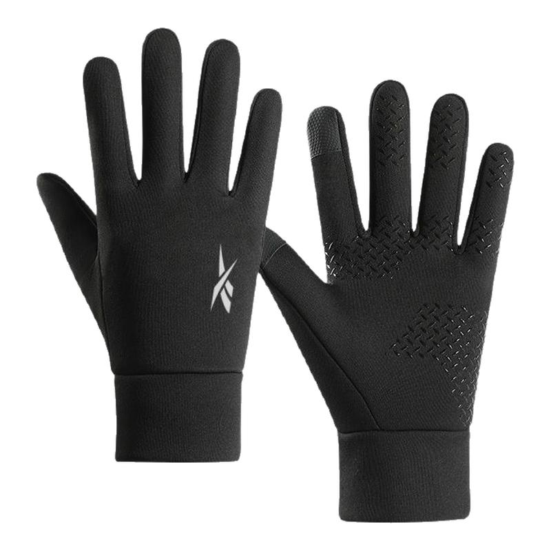 锐步骑行手套男女同款冬季保暖户外运动登山防水防风开车防滑跑步