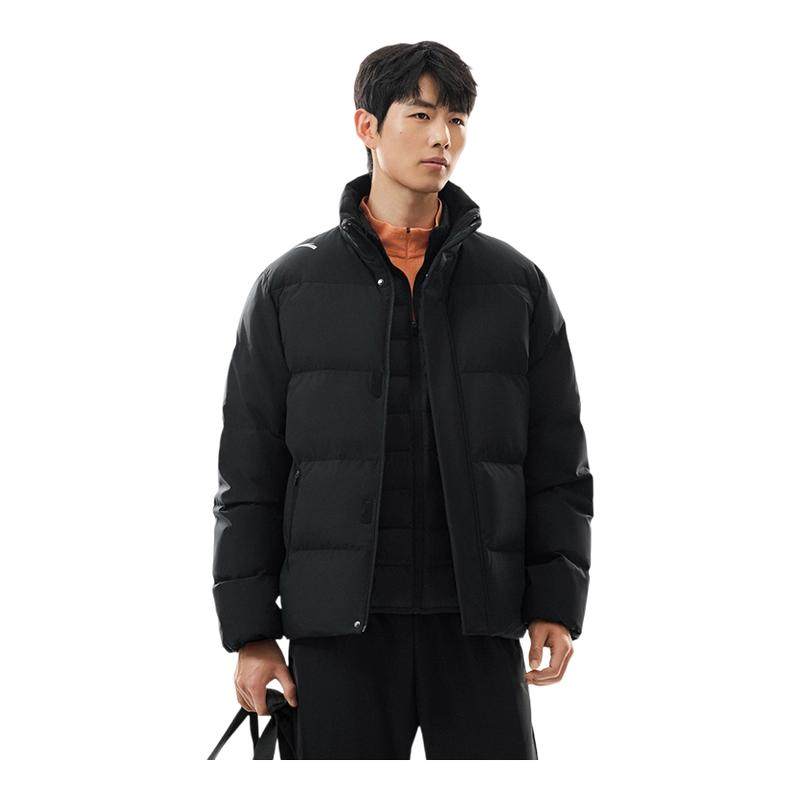安踏羽绒服男款2025新款冬季加厚鸭绒保暖黑色面包服立领羽绒外套,运动服/休闲服装,运动羽绒服,淘宝优惠券,粉丝福利购,淘宝优惠卷