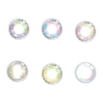 博士伦美瞳万花瞳日抛10片近视隐形眼镜硅水凝胶大直径官方正品D