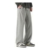 男高级感条纹宽松直筒抽绳卫裤 5cm FIVECM潮牌秋冬运动休闲裤