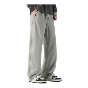 it :5cm/FIVECM潮牌秋冬运动休闲裤男高级感条纹宽松直筒抽绳卫裤