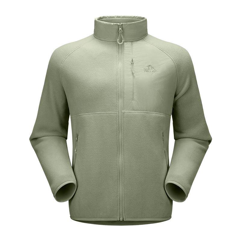 伯希和户外Polartec200抓绒衣男冬保暖防风外套冲锋衣滑雪