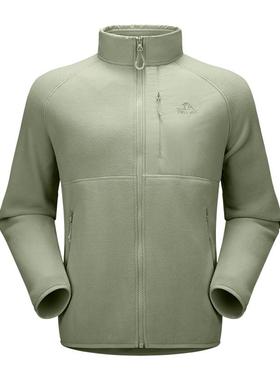 伯希和户外Polartec200抓绒衣男冬保暖防风外套冲锋衣滑雪内胆