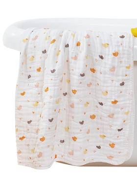 全棉时代婴儿纱布浴巾纯棉宝宝新生儿童浴巾超软吸水包巾洗澡用品