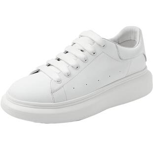 运动鞋 百丽小白鞋 休闲板鞋 撞色简约厚底显高时尚 12955AM0 男士