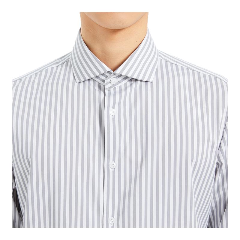 【凉感竖条纹】利郎青年商务长袖衬衫2025秋易打理衬衣男Q5CZC006