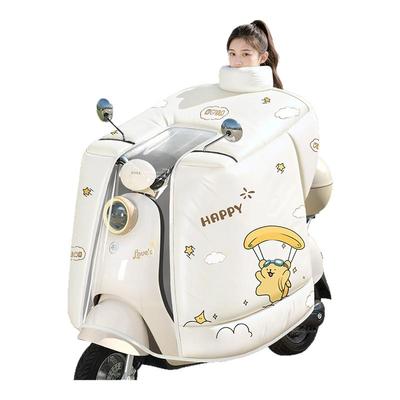 电动车挡风被冬季加绒加厚2025新款全包电车摩托防水罩四季通用