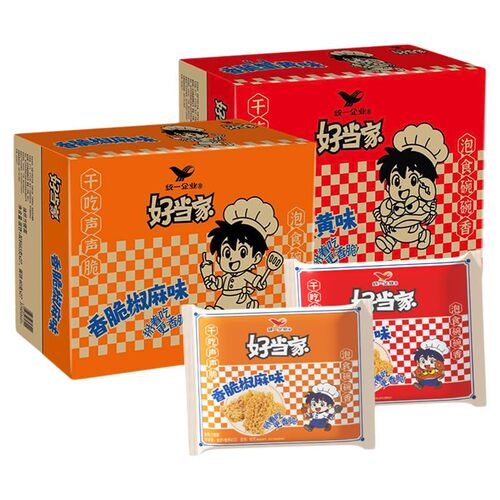 统一好当家干脆面整箱方便面