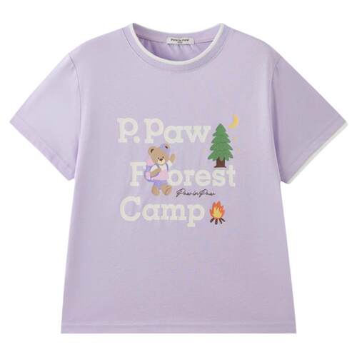 【5A抗菌】PawinPaw卡通小熊童装26年夏季新款男女童纯棉短袖T恤