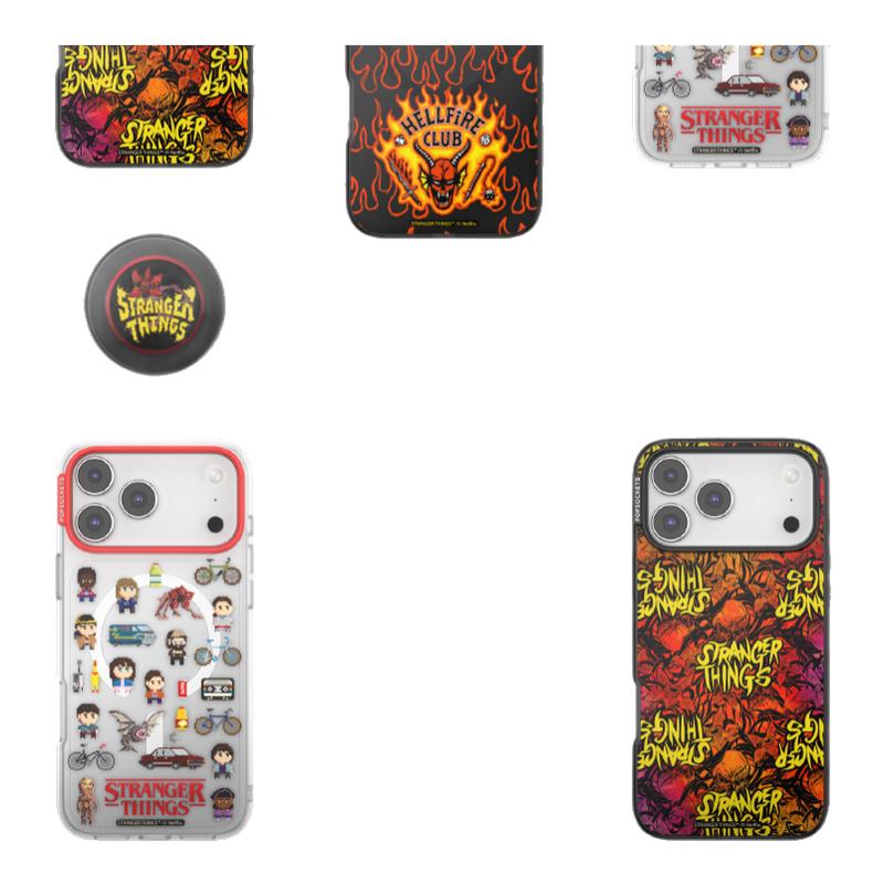 【异世界回信】PopSockets x Stranger Things泡泡骚怪奇物语系列磁吸MageSafe 创意苹果趣味联名气囊支架