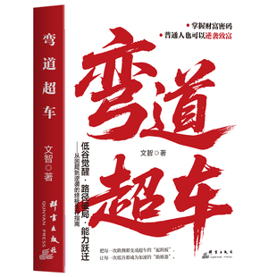 弯道超车 低谷觉醒路径破局 打破低谷内耗 重塑成长心态 升级核心能力解锁逆袭密码 让低谷成为你的超车起点普通人也可以逆袭致富