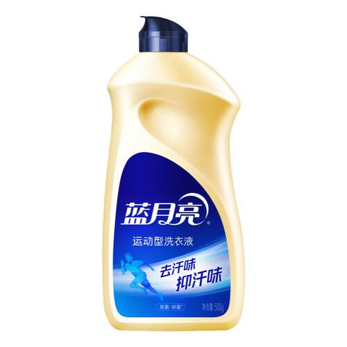 蓝月亮运动型洗衣液500g翻盖