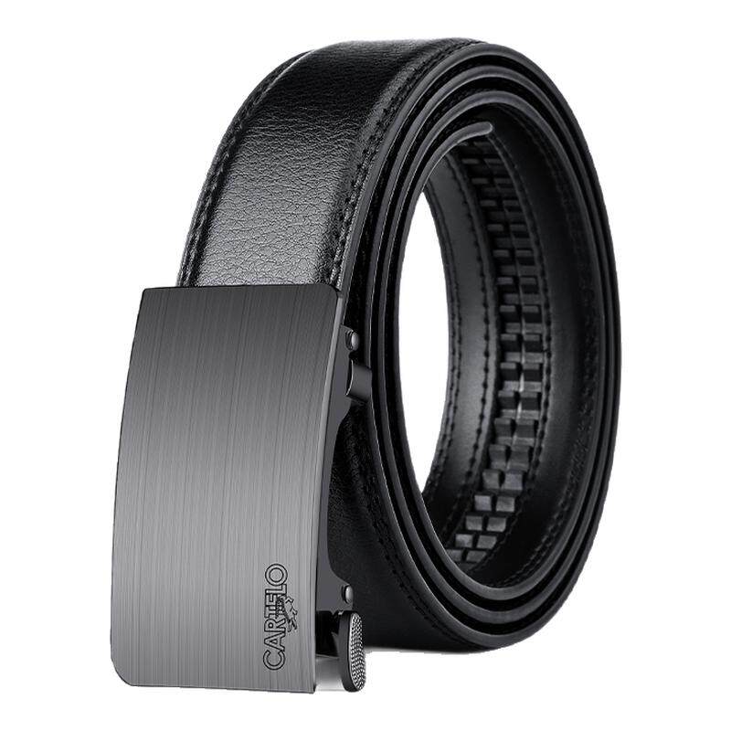 卡帝乐鳄鱼皮带男士内穿自动扣无牙年轻人经典真皮商务裤腰带潮流