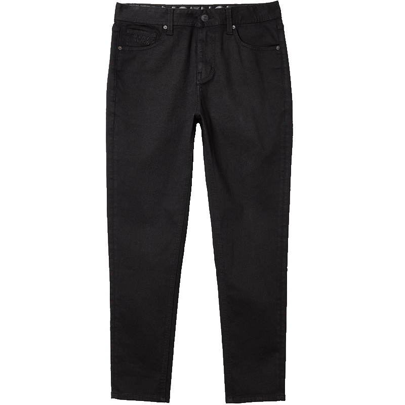 修身版型 金属纽扣腰头 ykk金属拉链门襟