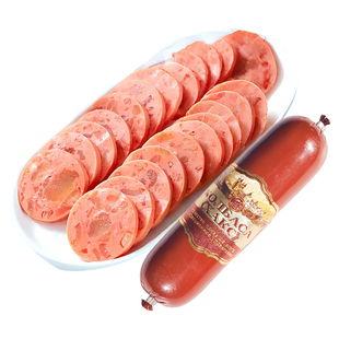 大块牛筋肠 哈客斯 HASK 俄式 根下酒菜即食香肠牛肉火腿肠 340g