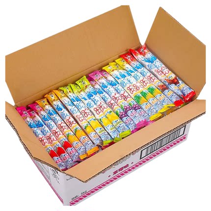 旺旺碎冰冰棒棒冰儿童冰棍旺仔碎碎冰可吸吸果冻整箱果汁夏季饮品