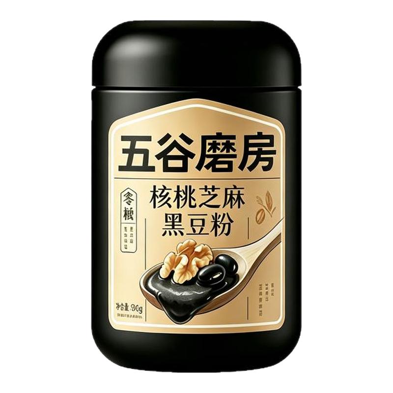 正品同款五谷磨房0糖黑芝麻代餐核桃15天养发核桃芝麻黑豆粉早餐