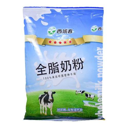 新疆特产奶粉西域春奶粉400克*1袋装成人学生老人男女士全脂奶粉