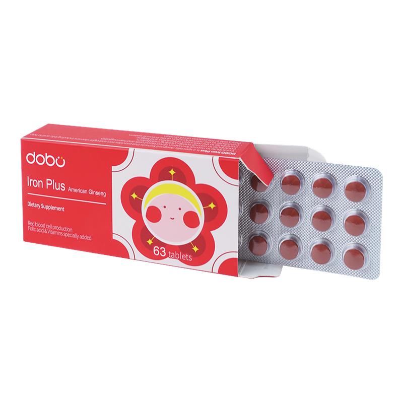 DOBO花旗参补铁片高效补铁无铁腥
