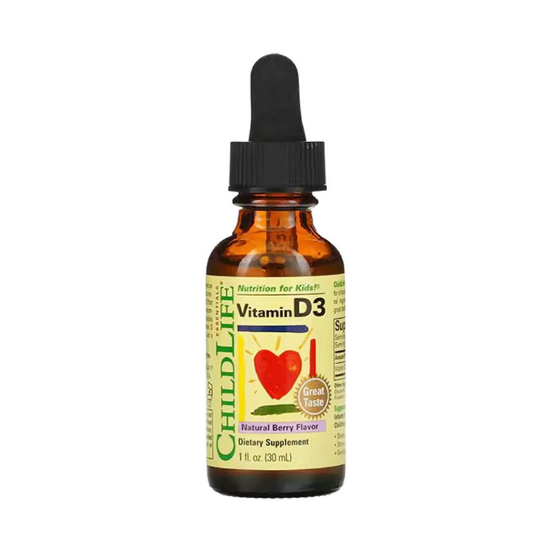 童年时光有机d3滴剂儿童婴幼儿vd补钙维d婴儿维生素d3ChildLife
