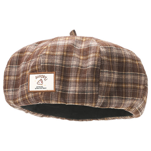 畹町百搭贝雷帽女显脸小画家帽