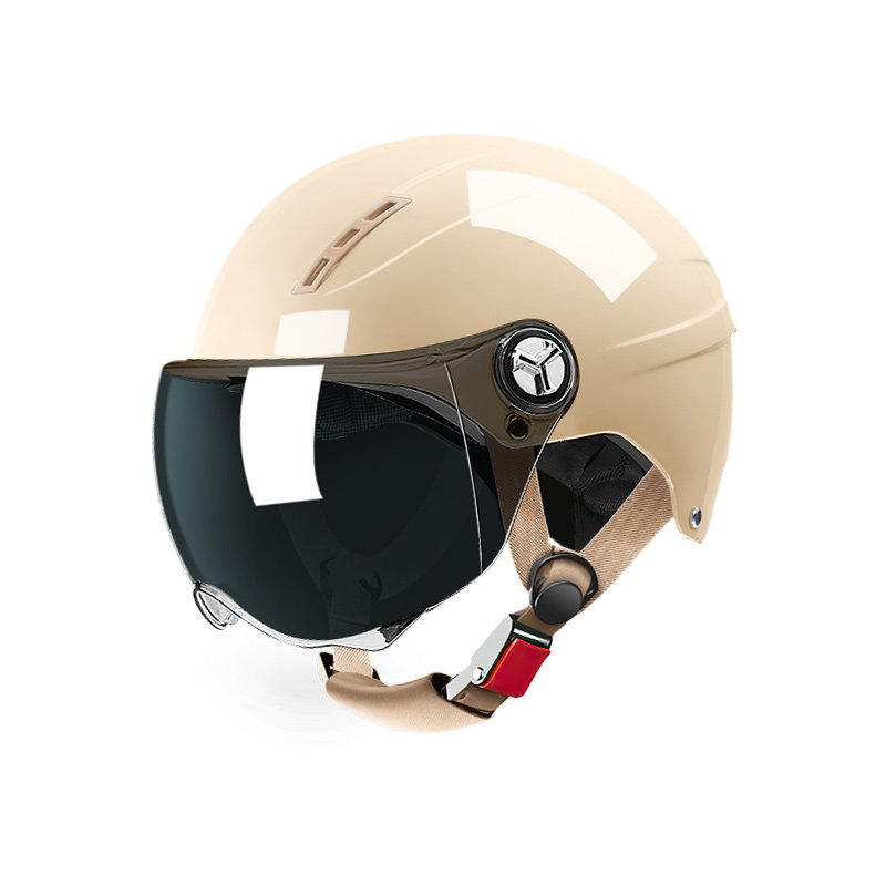 3c认证电动车头盔女夏季防晒安全帽男摩托四季通用电瓶半盔紫外线