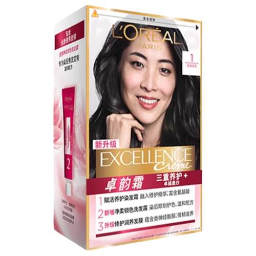 欧莱雅染发膏女卓韵霜染发剂