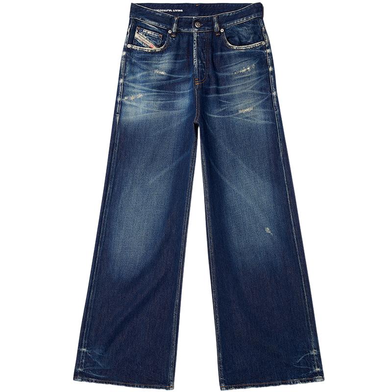 DIESEL女士25早秋阔腿牛仔裤
