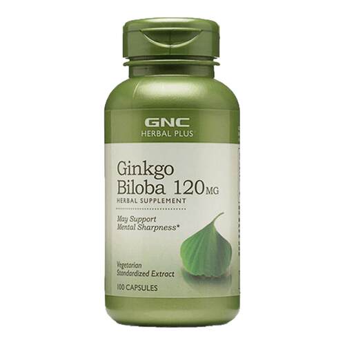 gnc银杏叶精华益智中老年记忆力