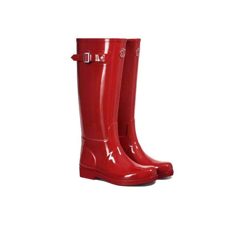 【节日礼物】星花长筒雨靴礼盒女款送女友闺蜜时尚惠灵顿高筒靴