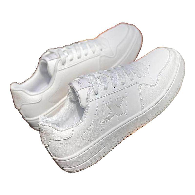 特步板鞋女鞋空军一号小白鞋运动休闲鞋低帮百搭平底板鞋官方正品,运动鞋new,运动休闲鞋,淘宝优惠券,粉丝福利购,淘宝优惠卷