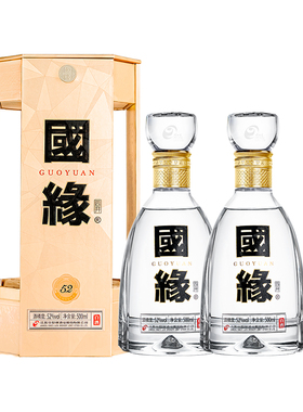 今世缘国缘四开国缘4开52度500ml纯粮浓香白酒今世缘
