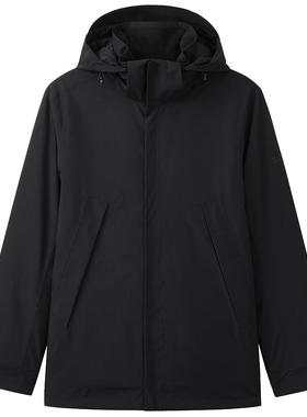 AIGLE艾高男士棉服外套秋冬季GORE-TEX防风防雨透汽保暖法式棉衣