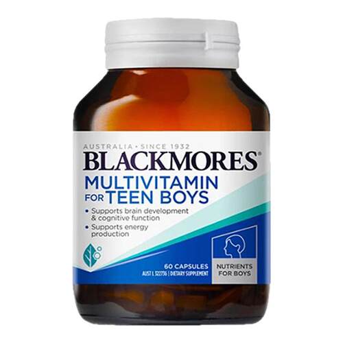 澳洲Blackmores澳佳宝男孩女孩青少年复合维生素营养素胶囊60粒