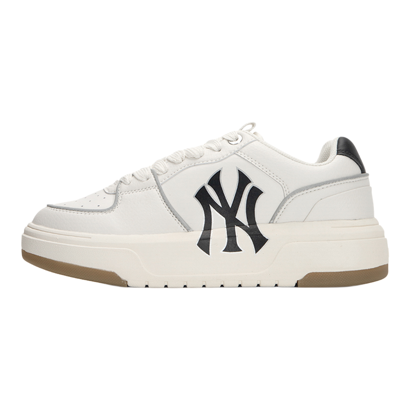 MLB官方正品学长鞋男鞋女鞋25新款运动鞋NY标低帮板鞋厚底休闲鞋