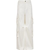 新款 天丝多口袋工装 风设计宽松显瘦直筒裤 ONLY2026春季 休闲裤 女