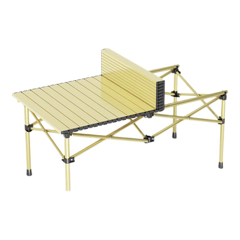 小方桌户外铝合金折叠桌夜市摆摊露营野餐便携式蛋卷烧烤桌椅组合