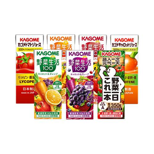 kagome可果美复合果蔬汁野菜生活