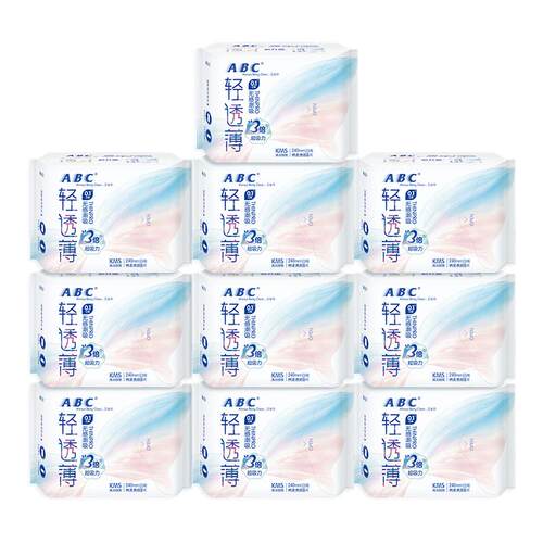 ABC日用棉柔240mm组合装卫生巾
