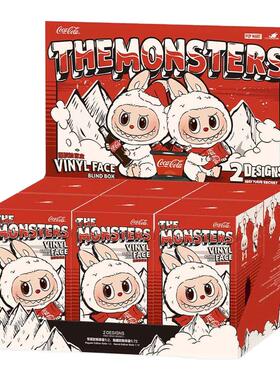 壹号POPMART泡泡玛特Labubu拉布布马卡龙可口可乐搪胶脸盲盒毛绒