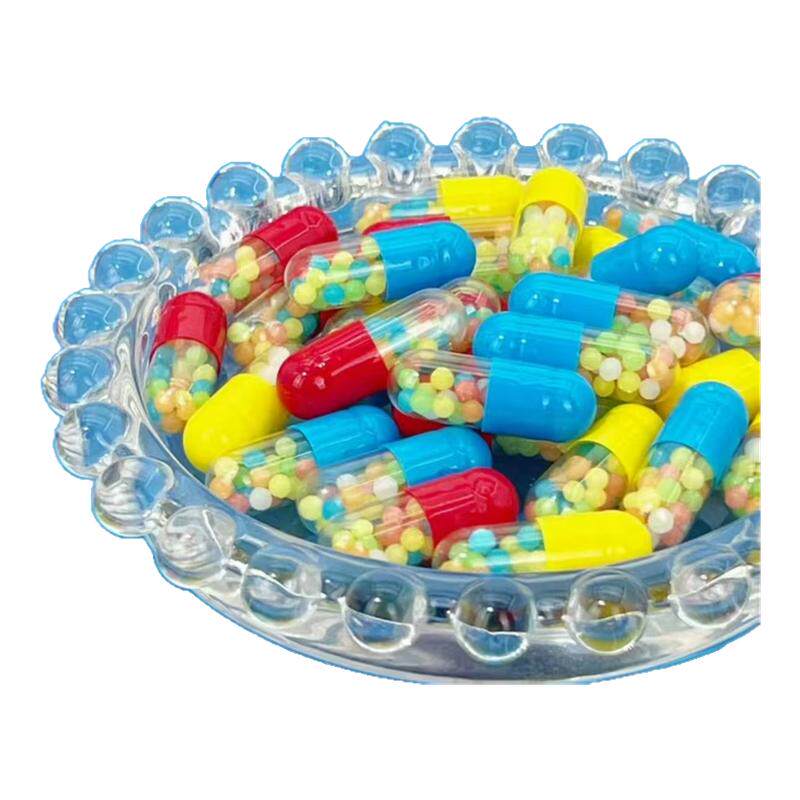 网红清凉胶囊假头孢糖果创意搞怪零食仿真药丸药片糖儿童整蛊趣味