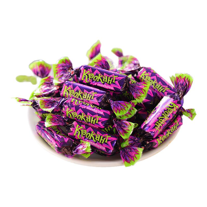 KDV紫皮糖巧克力味果仁夹心