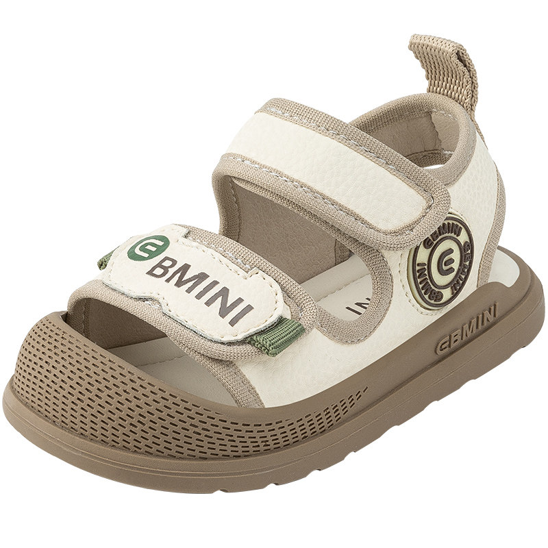 英贝米尼宝宝凉鞋学步鞋夏季2026新款包头儿童鞋子男童沙滩鞋女童