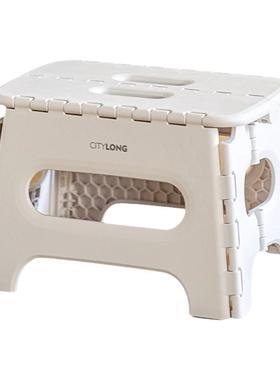 禧天龙壁挂凳卫生间宝宝洗澡专用可折叠凳小板凳矮凳便携户外凳子