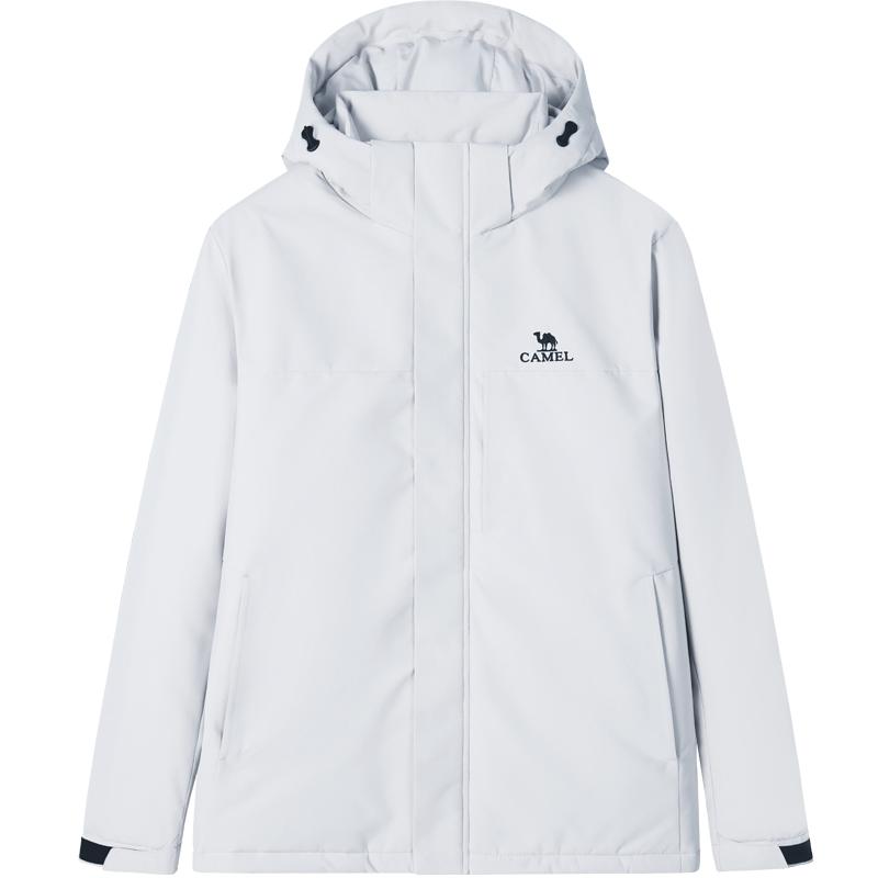 骆驼男装棉服男秋冬季2025款连帽情侣加绒加厚保暖夹克棉衣外套