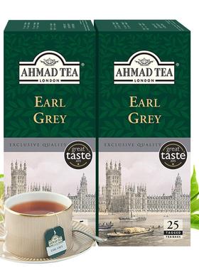AHMAD TEA亚曼进口茶叶英式伯爵红茶佛手柑香袋泡茶办公室下午茶