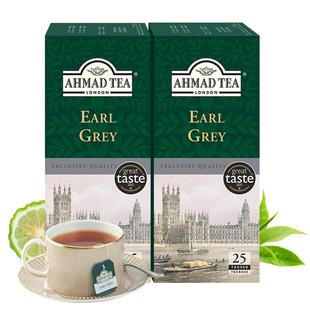 AHMAD 伯爵红茶佛手柑香袋泡茶办公室下午茶 TEA亚曼进口茶叶英式