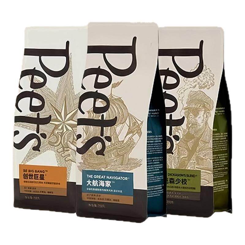 Peets皮爷大航海家迪克森创世巨星经典新鲜阿拉比卡咖啡豆250g