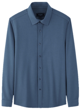 【复合羽绒】雅戈尔冬季加厚保暖商务抗寒羊毛抗菌蓄热长袖衬衫男