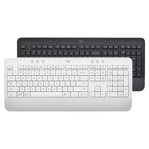 罗技K650商用无线蓝牙键盘商务办公家用打字电脑双模bolt接收器